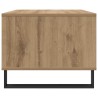 Table basse chêne artisanal 60 x 50 x 40 cm Bois d'ingénierie 623940623940