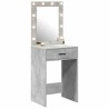 Table de Toilette Gris béton 50 x 41 x 135 cm Bois d'ingénierie 623941623941