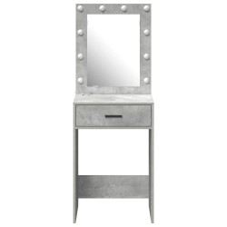 Table de Toilette Gris béton 50 x 41 x 135 cm Bois d'ingénierie 623941623941