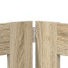 Porte de chien pliable avec supports 2 pcs Chêne Sonoma 623942623942