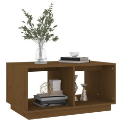 Table basse Marron miel 80x50x40 cm Bois massif de pin 623951623951