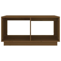 Table basse Marron miel 80x50x40 cm Bois massif de pin 623951623951