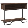 Table console chêne marron 100x35x74,5 cm bois d'ingénierie 623952623952