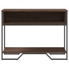 Table console chêne marron 100x35x74,5 cm bois d'ingénierie 623952623952