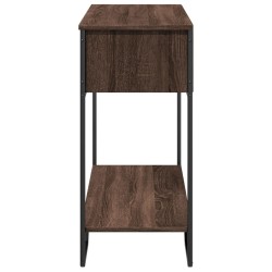 Table console chêne marron 100x35x74,5 cm bois d'ingénierie 623952623952