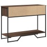 Table console chêne marron 100x35x74,5 cm bois d'ingénierie 623952623952