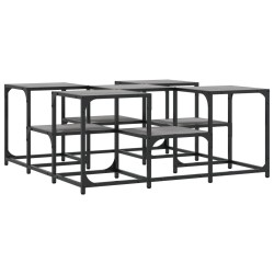 Table basse sonoma gris 91x91x40 cm bois d'ingénierie 623957623957