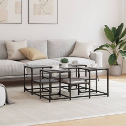 Table basse sonoma gris 91x91x40 cm bois d'ingénierie 623957623957
