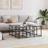 Table basse sonoma gris 91x91x40 cm bois d'ingénierie 623957623957