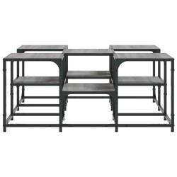 Table basse sonoma gris 91x91x40 cm bois d'ingénierie 623957623957