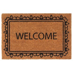 Tapis de porte naturel 40x60 cm fibre de coco touffeté 623961623961