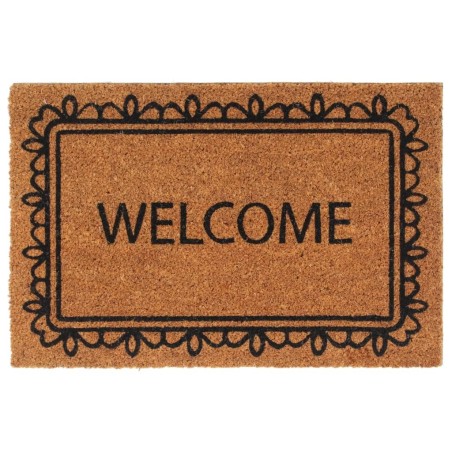 Tapis de porte naturel 40x60 cm fibre de coco touffeté 623961623961