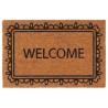 Tapis de porte naturel 40x60 cm fibre de coco touffeté 623961623961