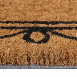 Tapis de porte naturel 40x60 cm fibre de coco touffeté 623961623961