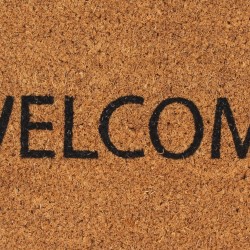 Tapis de porte naturel 40x60 cm fibre de coco touffeté 623961623961