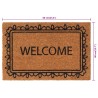 Tapis de porte naturel 40x60 cm fibre de coco touffeté 623961623961