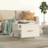 Table basse Blanc brillant 50x50x40 cm Bois d'ingénierie 623966623966