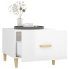 Table basse Blanc brillant 50x50x40 cm Bois d'ingénierie 623966623966