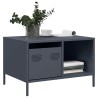 Table basse anthracite 68,5x50x43,5 cm acier laminé à froid 623967623967