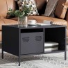 Table basse anthracite 68,5x50x43,5 cm acier laminé à froid 623967623967