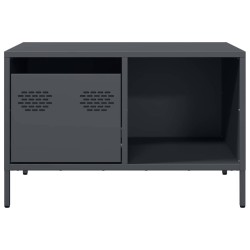 Table basse anthracite 68,5x50x43,5 cm acier laminé à froid 623967623967