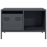 Table basse anthracite 68,5x50x43,5 cm acier laminé à froid 623967623967