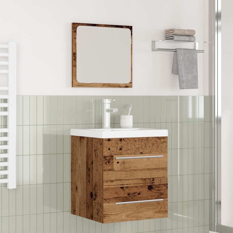 Ensemble de mobilier de salle de bain 2 pcs Bois Ancien 623972623972