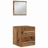 Ensemble de mobilier de salle de bain 2 pcs Bois Ancien 623972623972