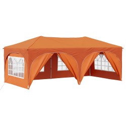 Tente de fête pop-up 575 x 288 x 245 cm Orange Tissu Oxford 623973623973