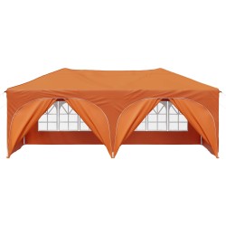 Tente de fête pop-up 575 x 288 x 245 cm Orange Tissu Oxford 623973623973