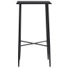 Table de bar Noir 60x60x111 cm MDF 623976623976