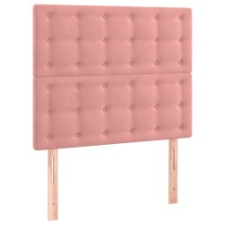 Tête de lit à LED Rose 100x5x118/128 cm Velours 623977623977