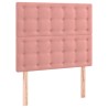 Tête de lit à LED Rose 100x5x118/128 cm Velours 623977623977