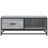 Table basse sonoma gris 90x57x35 cm bois d'ingénierie et métal 623980623980
