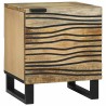 Table de chevet 2 pcs Naturel 40 x 33 x 46 cm Bois d'ingénierie 623983623983