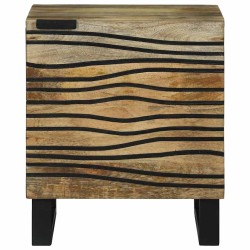 Table de chevet 2 pcs Naturel 40 x 33 x 46 cm Bois d'ingénierie 623983623983