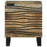 Table de chevet 2 pcs Naturel 40 x 33 x 46 cm Bois d'ingénierie 623983623983
