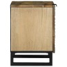 Table de chevet 2 pcs Naturel 40 x 33 x 46 cm Bois d'ingénierie 623983623983