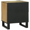 Table de chevet 2 pcs Naturel 40 x 33 x 46 cm Bois d'ingénierie 623983623983
