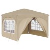Tente de fête pop-up 290 x 290 x 245 cm Crème 623986623986