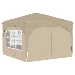 Tente de fête pop-up 290 x 290 x 245 cm Crème 623986623986