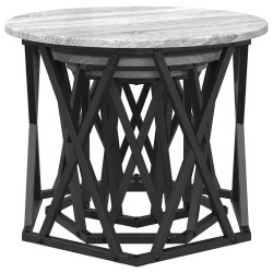 Table d'appoint empilable 3 pcs Gris Sonoma 623995623995