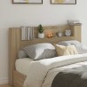 Tête de lit de rangement avec LED Chêne Sonoma 623997623997