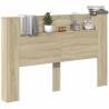Tête de lit de rangement avec LED Chêne Sonoma 623997623997