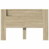 Tête de lit de rangement avec LED Chêne Sonoma 623997623997