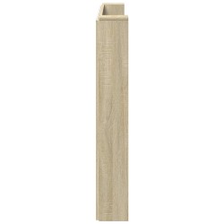 Tête de lit de rangement avec LED Chêne Sonoma 623997623997