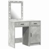 Table de Toilette 2 pcs Gris 50 x 41 x 135 cm Bois d'ingénierie 624000624000