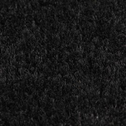 Tapis de porte noir 80x100 cm fibre de coco touffeté 624003624003