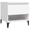 Table d'appoint Blanc 50x46x50 cm Bois d’ingénierie 624009624009