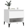 Table d'appoint Blanc 50x46x50 cm Bois d’ingénierie 624009624009
